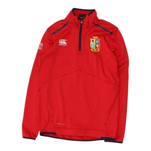 Camiseta de entrenamiento British & Irish Lions | Chaqueta deportiva Canterbury para hombre roja 1/2 cremallera - Imagen 1 de 6