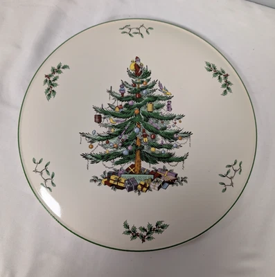 Spode Christmas Tree S3324 Gateau Cake Serving Plate - Image 1 of 4