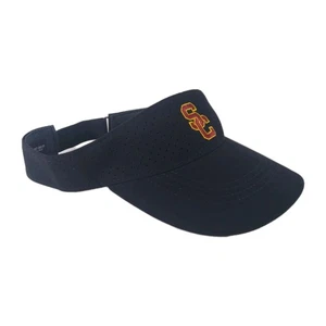 Cappello Visiera USC Nero Jersey Materiale Regolabile OS Nike Dri Fit Autentico Trojan - Foto 1 di 9