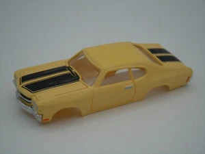 JOHNNY LIGHTNING #809 GELB/SCHWARZ '70 CHEVELLE SHELL ~ FAST NEUWERTIG ~ PASST AURORA TJET - Bild 1 von 9