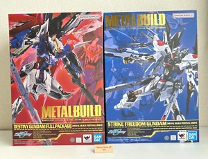 METAL BUILD Strike Freedom Gundam & Destiny Gundam Full Package FESTIVAL 2024 JP - Picture 1 of 18