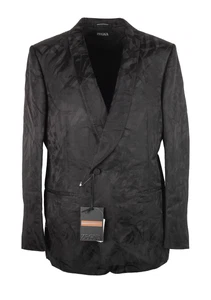 ZEGNA Sartorial Black Tuxedo Dinner Jacket Size 50 / 40R U.S. Jacket Blazer  ... - Picture 1 of 7