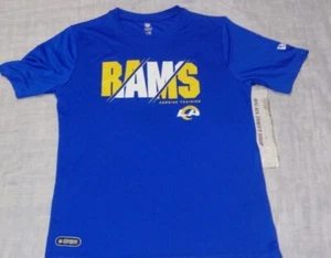 NFL Team Apparel New Era Los Angeles Rams Combine Shirt Size Medium Adult - Picture 1 of 2
