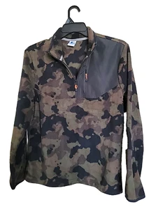 Maglione pullover vintage starter pile camu 1/4 zip logo taglia S - Foto 1 di 3