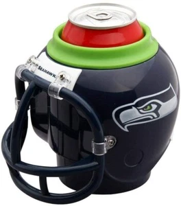 SHIPS FREE-Seahawks FanMug Can Bottle Sleeve,Mug, or Desk Caddy c/w NFL tag-NEW - Picture 1 of 3