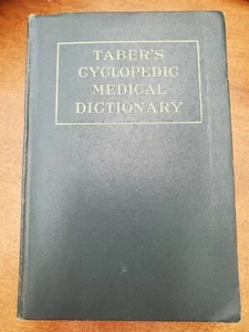 Taber's Cyclopedic Medical Dictionary 6th Edition 1954 Book Vintage - Imagen 1 de 11