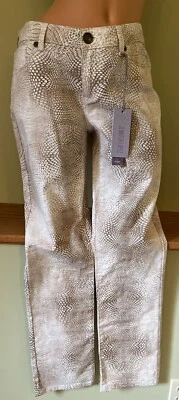 JLO Snake Animal Wave stretch jeans size 8 NEW $54 NWT - Image 1 of 4