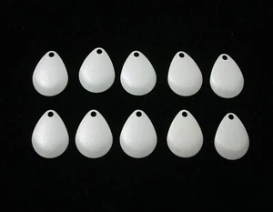 10 SPINNER BLADES DEEP CUP COLORADO * PEARL WHITE * #2 - Picture 1 of 1