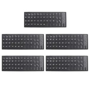 5 Sheets Spanische Tastaturaufkleber Tastaturschutz Für Computer - Bild 1 von 12