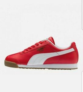 Puma Roma Basic Infant Boys Sneakers Shoes Casual Red Size 6c (We ship fast)