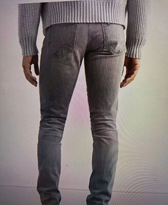 Tom Ford Gray Slim Stretch Selvedge Mens Jeans 30 x 30 - Image 1 of 4