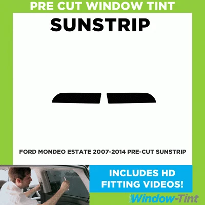 Pre Cut Tinted Sunstrip - For Ford Mondeo Estate 2007-2014 - 5% Limo Internal - Image 1 of 4