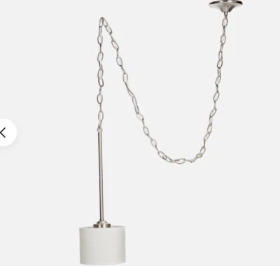 Colgantes Progress Lighting P5065-09 Inspire, cadena o vástago de níquel cepillado Foto 1 de 4