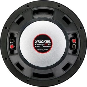 Kicker CompR 10" Dual-Voice-Coil 2-Ohm Subwoofer - Black - Picture 1 of 2
