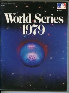 Pittsburgh Pirates vs Baltimore Orioles World Series Program-1979-stats-pix-VG - Picture 1 of 2