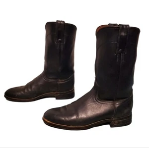 Diamond J Navy Blue Cowboy Western Boots Women's Size 5.5B - Picture 1 of 7