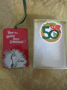 The GRINCH Ornament 50th Anniversary, Hallmark, RARE, Not Sold In Stores - Picture 1 of 3