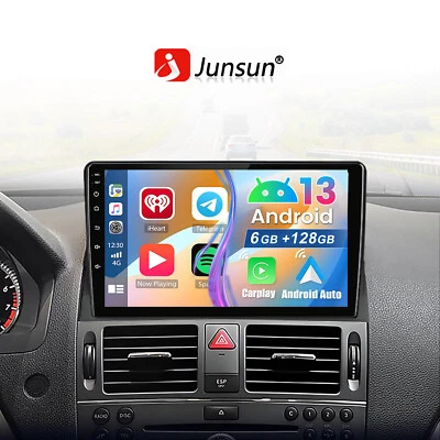 6+128GB Android 14 Carplay 8-Kern Autoradio Für Mercedes Benz C Klasse W204 S204 - Bild 1 von 4