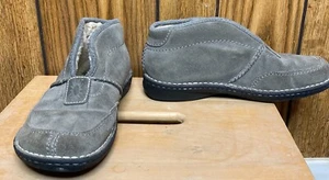 UGG Australia graue Herren-Slipper mit hohem Schlitz und Gummisohle Größe 10 - Bild 1 von 10