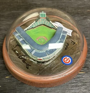 ERNIE BANKS CHICAGO CUBS HOF SIGNED AUTO L/E WRIGLEY FIELD STADIUM HAWTHORNE - Picture 1 of 6
