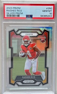2023 Panini Prizm Rashee Rice Silver Prizm Rookie PSA 10* - Picture 1 of 2