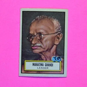 1952 Topps Look n See #65 Mahatma Ghandi, G (creased) - Picture 1 of 2