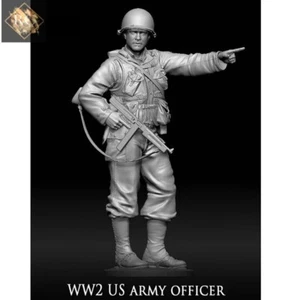 1:35 Resin Figur Modell US AMERICAN Officer in WWII unbemalt ungebaut - Bild 1 von 5