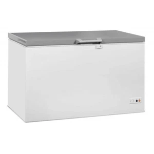 Tiefkühltruhe Freezer Tiefkühler Froster weiß TK-Schrank Truhe Edelstahldeckel - Bild 1 von 9
