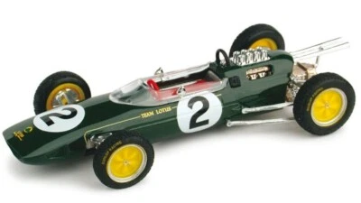 MODELLINO AUTO F1 STATICO BRUMM LOTUS 25 TAYLOR 1963 #2 BELGIUM GP SCALA 1:43 - Immagine 1 di 4