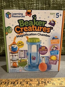 Learning Resources LER3814 BEAKER CREATURES Magnification Chamber 10pc Set NEW - Picture 1 of 11