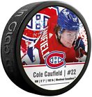 Cole Caufield Montreal Canadiens NHL Stars Photo Hockey Puck
