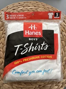 Hanes Boys T-Shirts Small 6-8 Vintage 1997, Made In The USA , 100% Cotton. - Picture 1 of 2