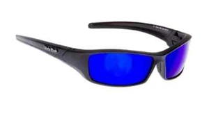 Gafas De Sol Para Motocicleta Ugly Fish RS5228 - Montura Negra Mate/Lente Azul - Imagen 1 de 2