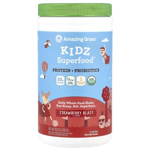 Kidz Superfood®, Protein + Probiotics, Strawberry Blast, 8.9 oz (255 g) - Picture 1 of 2