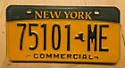 NEW YORK EMPIRE STATE COMMERCIAL TRUCK GRAPHIC  LICENSE PLATE " 75101 ME " MAINE