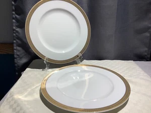 Fine Royal Porcelain Karolina 2 Dinner Plates 10.5” Studio Collection Poland - Picture 1 of 12