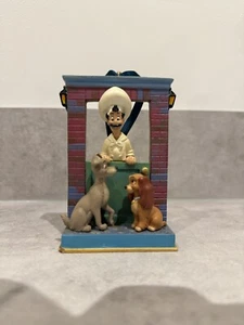 Disney Lady and the Tramp with Chef Sketchbook Ornament - Picture 1 of 8