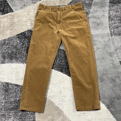 Barbour Corduroy Pants Men Size 30x26 Brown Straight Altered Hem Stretch Short - Image 1 of 4