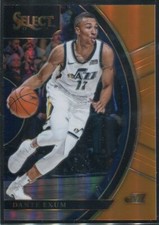 2017-18 Panini Select Prizm Dante Exum /75 Orange #29 Utah Jazz
