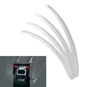 4 Pcs Chrome Rear Fender Accents Trim Accents For Harley Road Glide Custom FLTRX - Picture 1 of 8