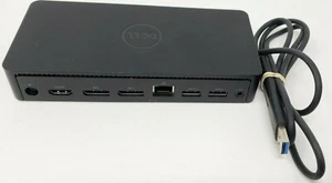 Station d'accueil universelle Dell D6000 USB 3.0 DisplayPort HDMI UHD 4k station d'accueil uniquement - Photo 1/3