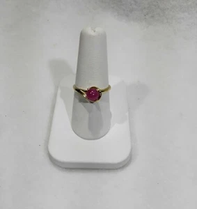 10ky Pink Star Saphir (Labor) Ring Größe 7 - Bild 1 von 3