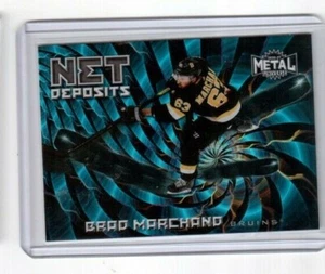 2020-21 Skybox Metal Universe Net Deposits ND-18 Brad Marchand Boston Bruins  - Picture 1 of 2