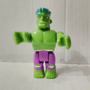 HULK 3.5" Mega Bloks Figure Marvel Avengers Lego Duplo Green Purple - Picture 1 of 8