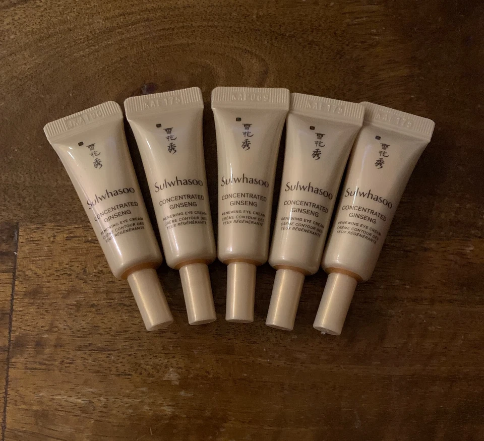 [Sulwhasoo] Crema de ojos renovadora de ginseng concentrada 3 ml x 5 piezas vendedor de EE. UU. Foto 1 de 1
