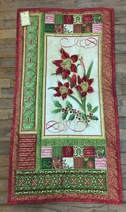 Finished Table Runner ~ Machine Quilted ~ Christmas ~ 22"x41" - Picture 1 of 4