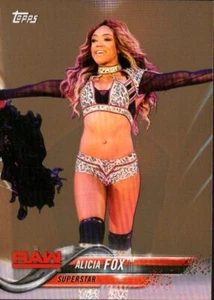2018 Topps WWE Wrestling Card Insert Bronze Parallel #6 Alicia Fox 🦊 - Picture 1 of 2