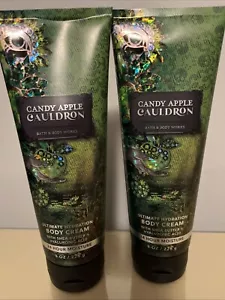 2 Bath & Body Works Caramelo Manzana Caldero Ultimate Hidratación Crema Corporal ¡Nuevo! - Imagen 1 de 4