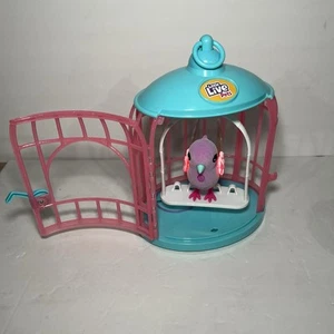 Little Live Pets Purple Polly Pearl Bird Cage Lights up, Sings! - Picture 1 of 6