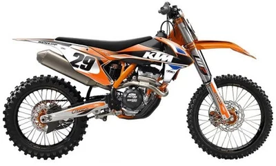 Gráficos de fábrica Effex EVO 13 KTM SX SXF 07 08 09 10 XC 08 09 10 EXC 08 10 11 12 Foto 1 de 3